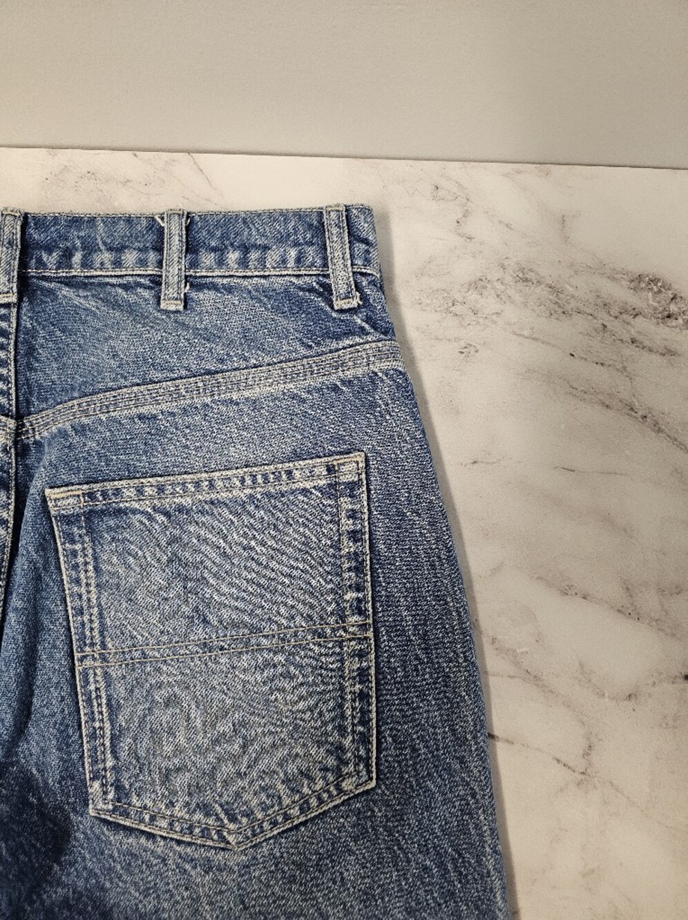 Reformation Jeans Kealy Carpenter High Rise Relaxed Straight Leg Blue Jeans 26 - Picture 8 of 9